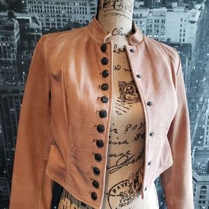 INC International Concepts Small Leather Jacket